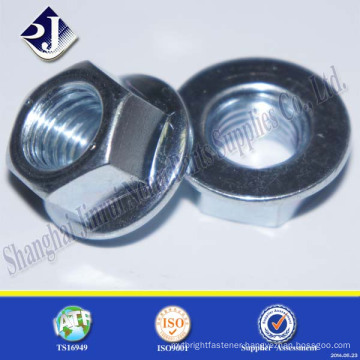Zinc Galvanized Carbon Steel DIN6923 Flange Nut